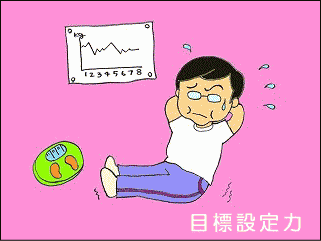 �ڕW�ݒ�́@�����𕱂���������ڕW��ݒ肷��\��